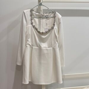 Nadine Merabi Kimberly White Dress